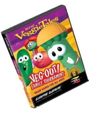 Veggie Tales Game Veg-Out Family Tournament Zapit Complete With Manual CIB